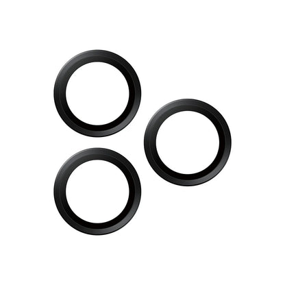 Bakre kamera beskyttelsesfilm PanzerGlass Hoops for Apple iPhone 17 Pro Max / 17 Pro / 16 Pro Max / 16 Pro, Herdet glass, Svart