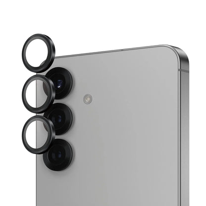 Beskyttelsesfolie for bakre kamera PanzerGlass Hoops for Samsung Galaxy S25 S931, Herdet glass, Svart