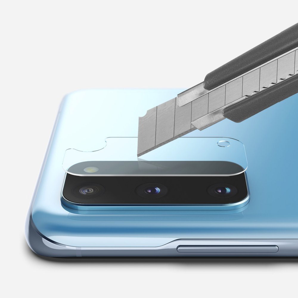 Beskyttelsesfolie for bakre kamera Ringke IDGL for Samsung Galaxy S20 5G G981 / S20 G980, Herdet glass, Sett med 3 stykker, Gjennomsiktig