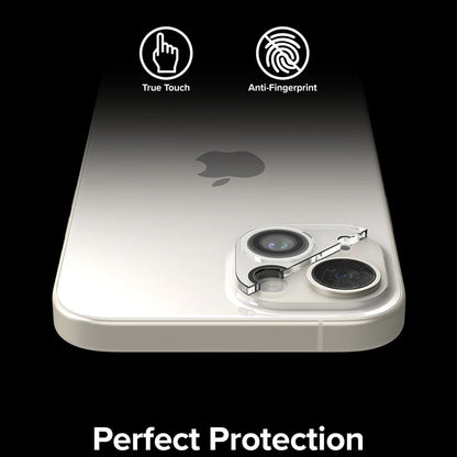 Beskyttelsesfolie for bakre kamera Ringke for Apple iPhone 15 Plus / 15, Herdet glass, Sett med 2 stykker, Gjennomsiktig