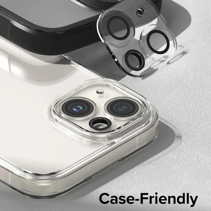 Beskyttelsesfolie for bakre kamera Ringke for Apple iPhone 15 Plus / 15, Herdet glass, Sett med 2 stykker, Gjennomsiktig
