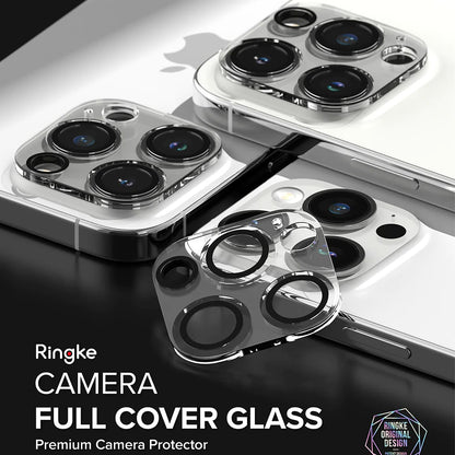 Beskyttelsesfolie for bakre kamera Ringke for Apple iPhone 15 Pro Max, Herdet glass, Sett med 2 stykker, Gjennomsiktig