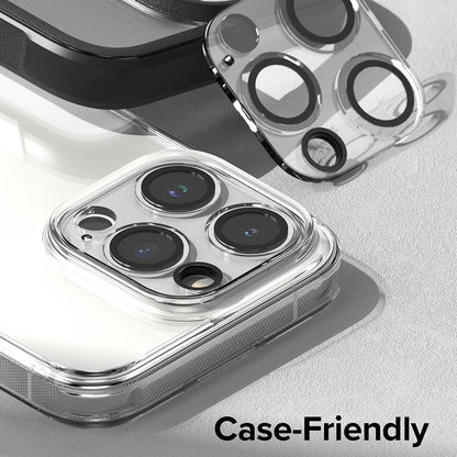 Beskyttelsesfolie for bakre kamera Ringke for Apple iPhone 15 Pro Max, Herdet glass, Sett med 2 stykker, Gjennomsiktig