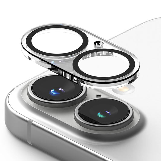 Ringke bakkamera beskyttelsesfilm for Apple iPhone 16 Plus / 16, herdet glass, sett med 2 stk, gjennomsiktig
