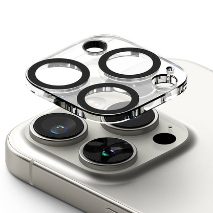 Beskyttelsesfolie for bakre kamera Ringke for Apple iPhone 16 Pro Max / 16 Pro, Herdet glass, Sett med 2 stykker, Gjennomsiktig