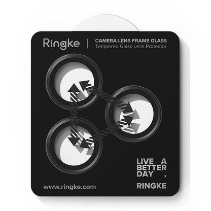 Beskyttelsesfilm for bakre kamera Ringke for Apple iPhone 17 Pro Max / 17 Pro, Herdet glass, Svart
