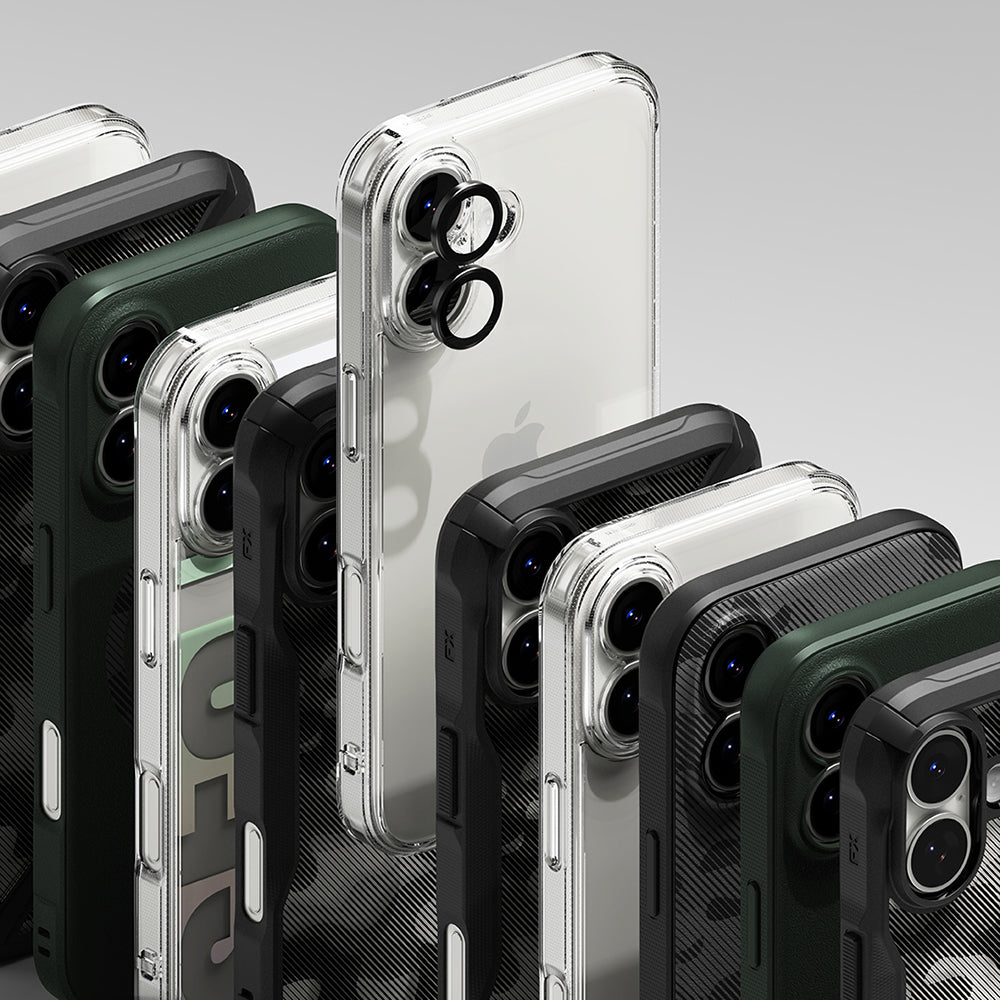 Beskyttelsesfolie Ringke Bakre Kamera for Apple iPhone 17, Herdet Glass, Svart