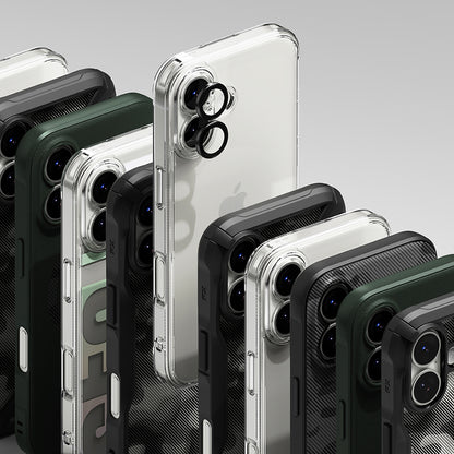 Beskyttelsesfolie Ringke Bakre Kamera for Apple iPhone 17, Herdet Glass, Svart