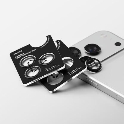 Ringke bakkamera beskyttelsesfilm for Apple iPhone 18 Pro / 18 Pro Max, herdet glass, sett med 2 stk, gjennomsiktig