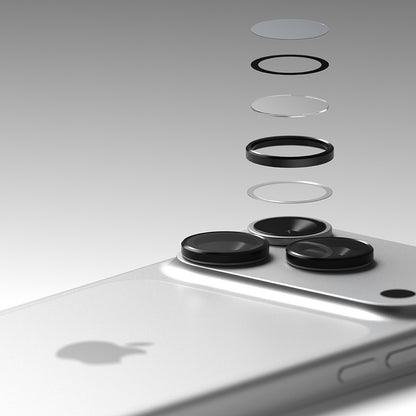 Ringke bakkamera beskyttelsesfilm for Apple iPhone 18 Pro / 18 Pro Max, herdet glass, sett med 2 stk, gjennomsiktig