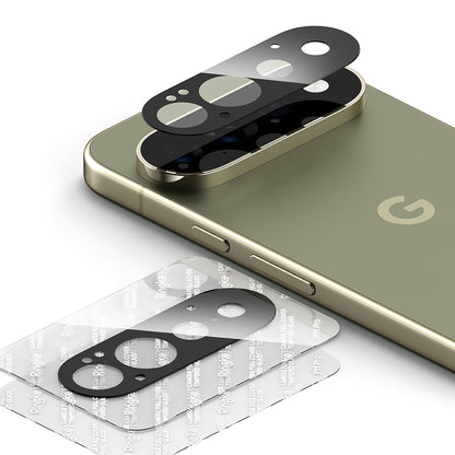 Ringke bakkamera beskyttelsesfilm for Google Pixel 11 Pro, herdet glass, sett med 2 stk, svart