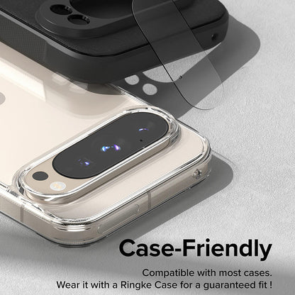 Beskyttelsesfilm for bakre kamera Ringke for Google Pixel 9 Pro, Herdet glass, Sett med 3 stk, Transparent