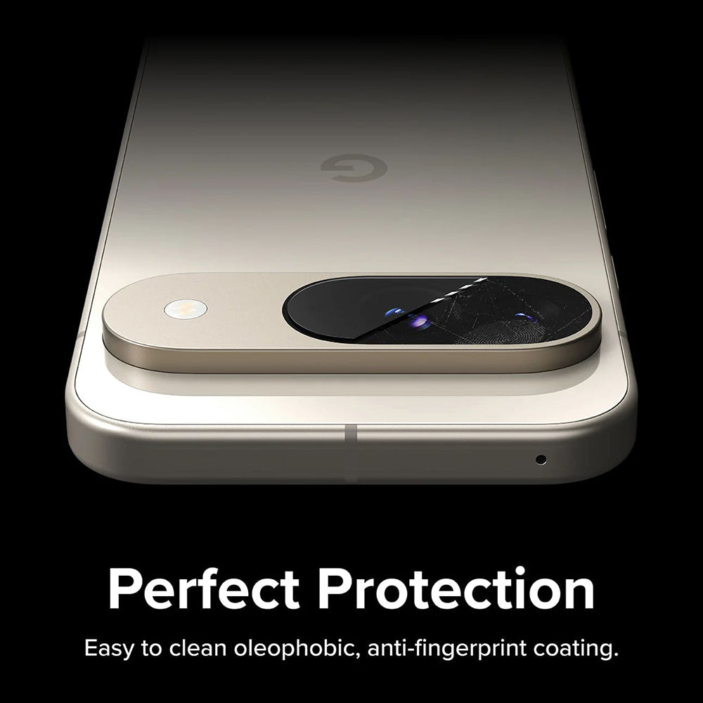 Beskyttelsesfolie for bakre kamera Ringke for Google Pixel 9, Herdet glass, Sett med 3 stykker, Gjennomsiktig