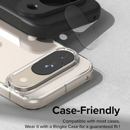 Beskyttelsesfolie for bakre kamera Ringke for Google Pixel 9, Herdet glass, Sett med 3 stykker, Gjennomsiktig
