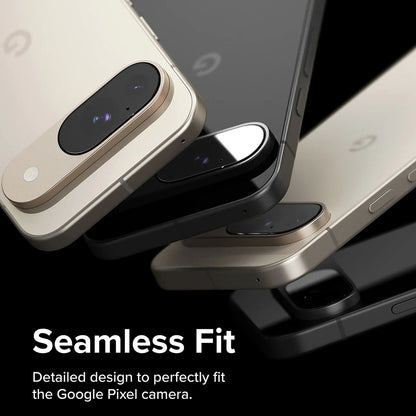 Beskyttelsesfolie for bakre kamera Ringke for Google Pixel 9, Herdet glass, Sett med 3 stykker, Gjennomsiktig