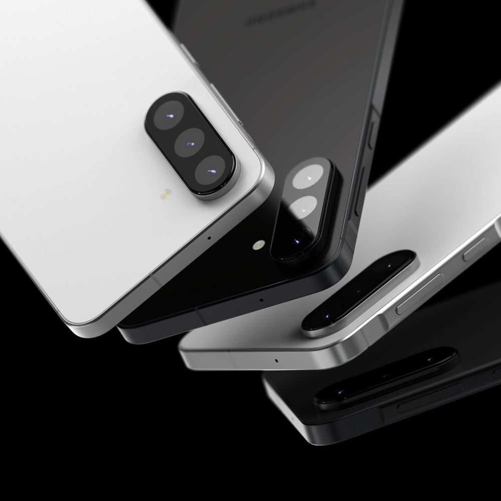 Beskyttelsesfolie for bakre kamera Ringke for Samsung Galaxy A56 A566, Herdet glass, Sett med 2 stykker, Svart