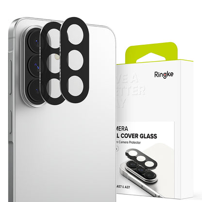 Beskyttelsesfolie for bakre kamera Ringke for Samsung Galaxy A57 5G / A37 5G, Herdet glass, Sett med 2 stykker, Gjennomsiktig