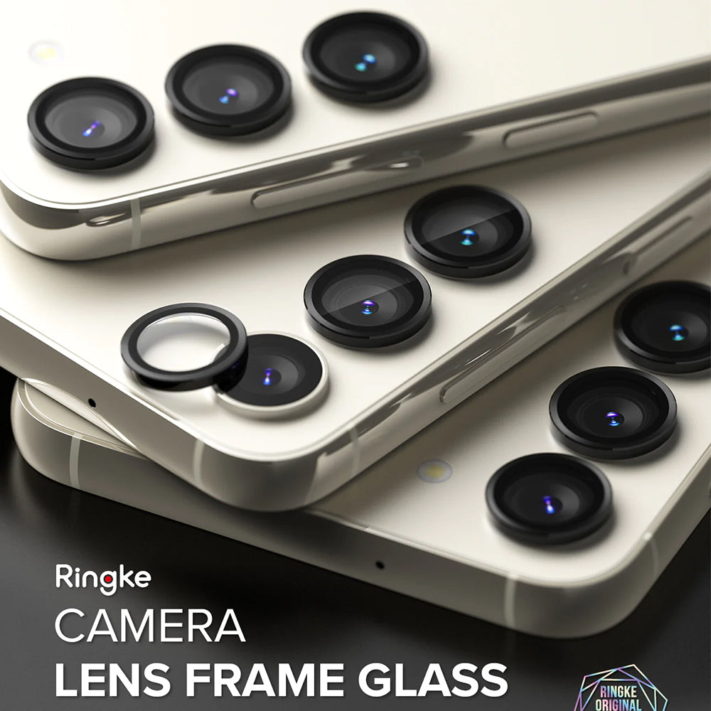 Beskyttelsesfolie Ringke Bakre Kamera for Samsung Galaxy S23+ S916 / S23 S911, Herdet Glass, Svart