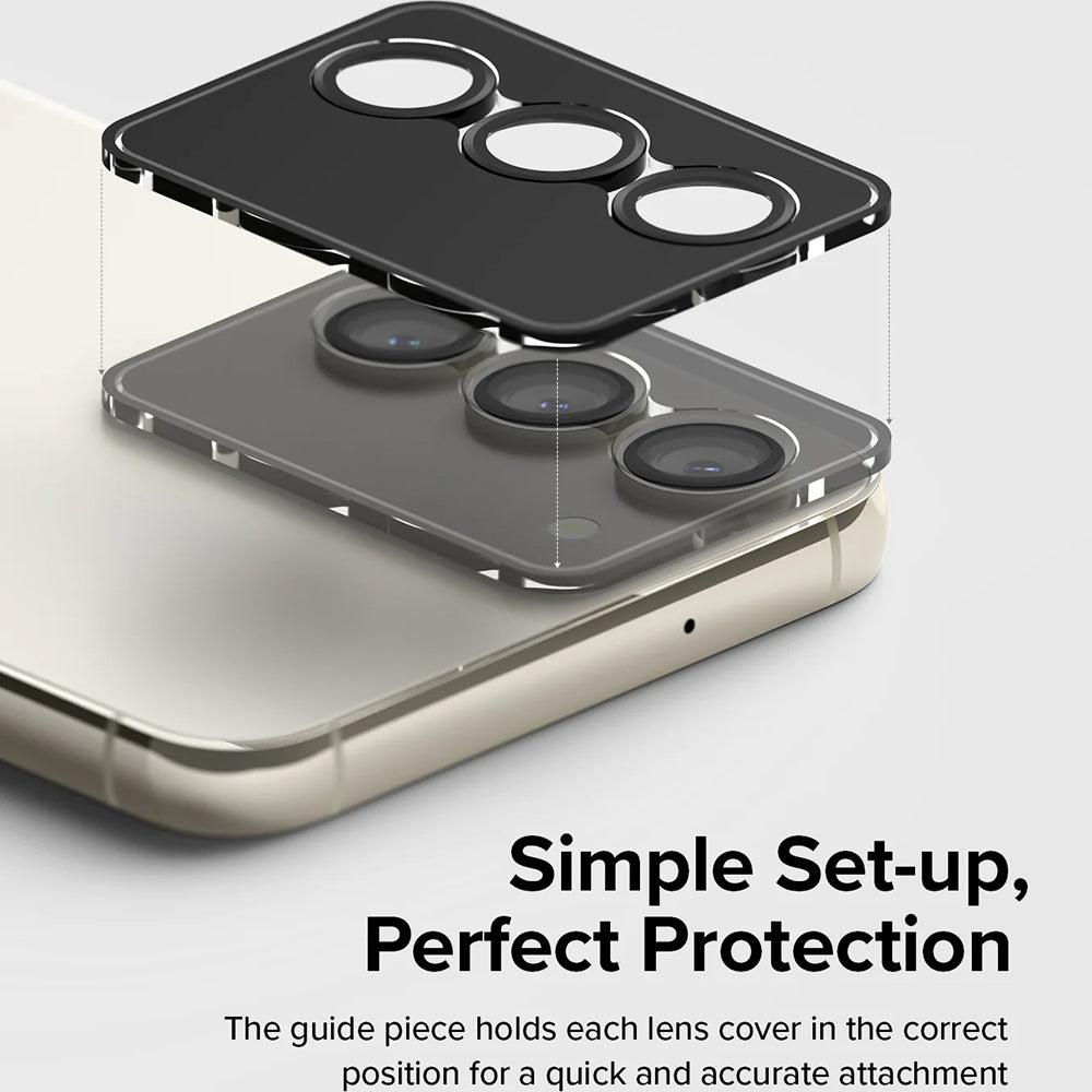 Beskyttelsesfolie Ringke Bakre Kamera for Samsung Galaxy S23+ S916 / S23 S911, Herdet Glass, Svart