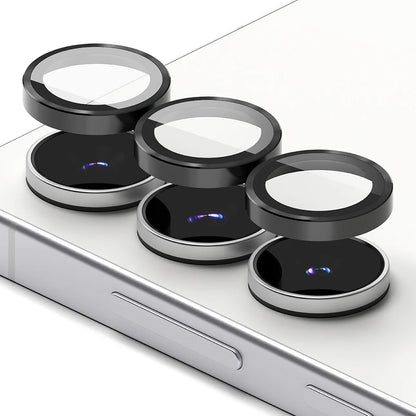 Ringke bakkamera beskyttelsesfilm for Samsung Galaxy S25 FE, herdet glass, sett med 2 stk, svart