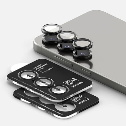 Beskyttelsesfolie Ringke Bakre Kamera for Samsung Galaxy S25 S931, Herdet Glass, Svart