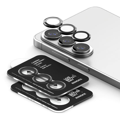 Beskyttelsesfolie Ringke Bakre Kamera for Samsung Galaxy S26 Plus S947 / S26, Herdet Glass, Sett med 2 stykker, Svart