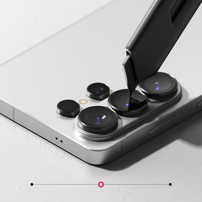 Beskyttelsesfolie Ringke Bakre Kamera for Samsung Galaxy S26 Ultra S948, Herdet Glass, Sett med 2 stykker, Svart