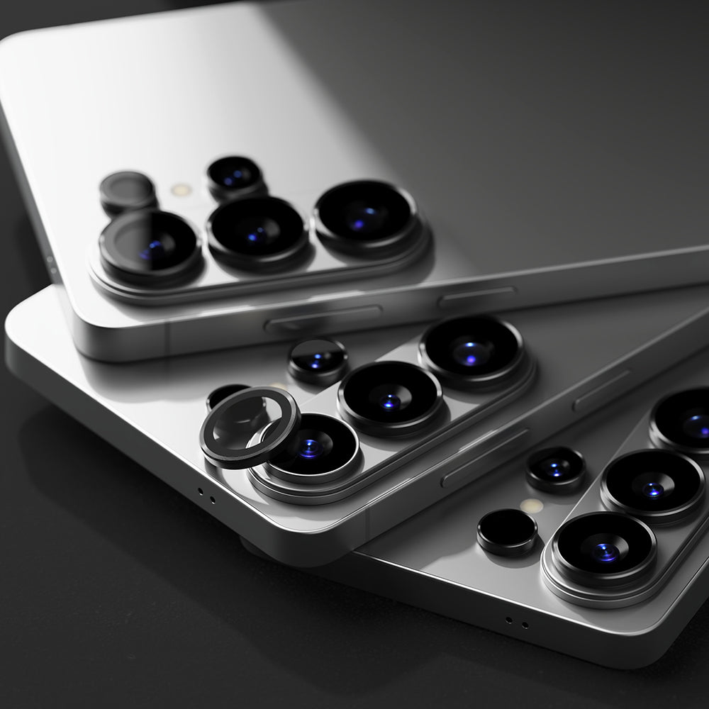 Beskyttelsesfolie Ringke Bakre Kamera for Samsung Galaxy S26 Ultra S948, Herdet Glass, Sett med 2 stykker, Svart