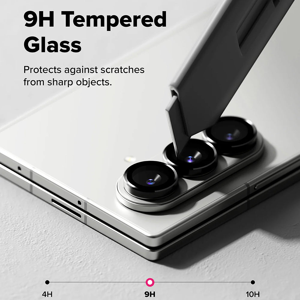 Beskyttelsesfolie Ringke Bakre Kamera for Samsung Galaxy Z Fold7 F966, Herdet Glass, Sett med 2 stykker, Svart