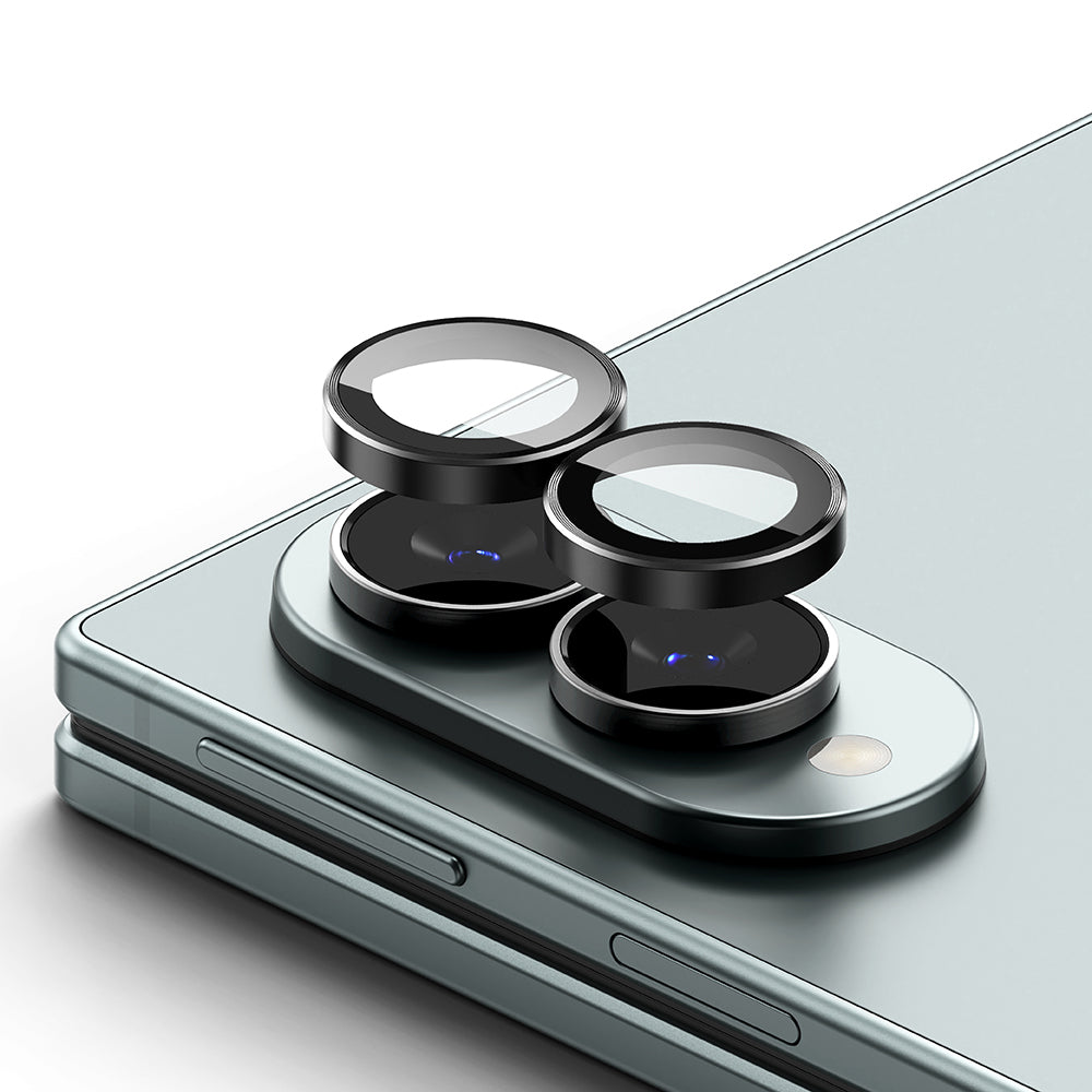 Ringke bakkamera beskyttelsesfilm for Samsung Galaxy Z Fold8 F971, herdet glass, sett med 2 stk, svart