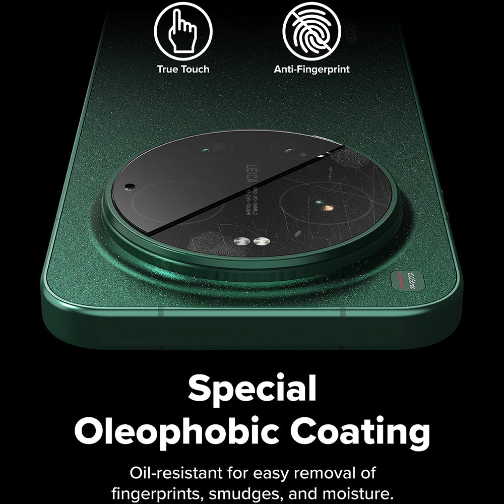 Beskyttelsesfilm for Ringke bakre kamera til Xiaomi 17 Ultra, herdet glass, sett med 2 stk, gjennomsiktig