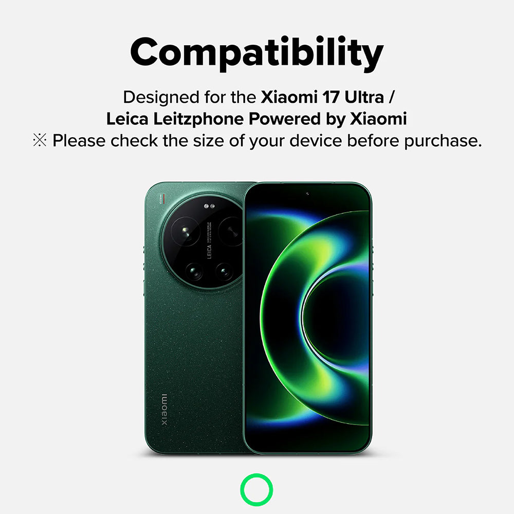 Beskyttelsesfilm for Ringke bakre kamera til Xiaomi 17 Ultra, herdet glass, sett med 2 stk, gjennomsiktig