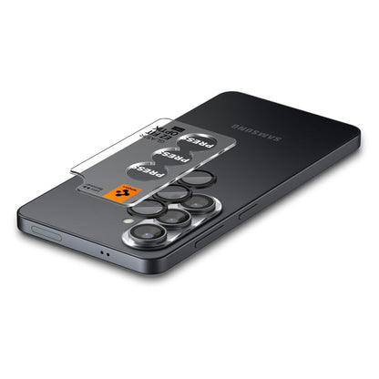 Bakre kamera beskyttelsesfilm Spigen GlastR EZ FIT Optik Pro HD for Samsung Galaxy S26 S942, Herdet glass, Sett med 2 stykker, Svart AGL11099