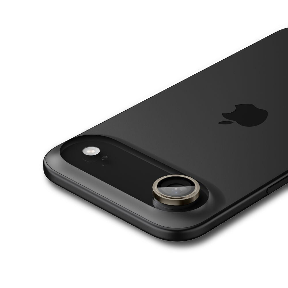 Bakre kamera beskyttelsesfilm Spigen GlastR EZ FIT Optik Pro for Apple iPhone 17 Air, Herdet glass, Sett med 2 stykker, Gull AGL10131
