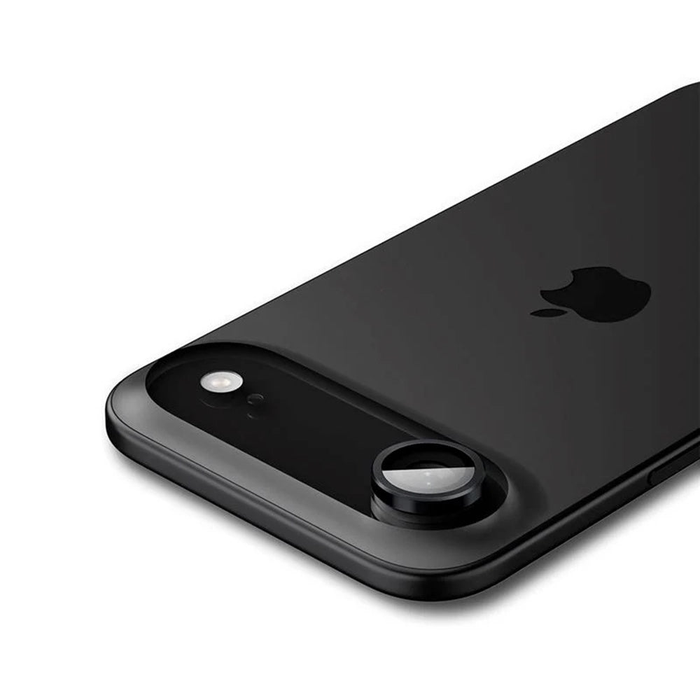 Bakre kamera beskyttelsesfilm Spigen GlastR EZ FIT Optik Pro for Apple iPhone 17 Air, Herdet glass, Sett med 2 stykker, Svart
