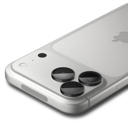 Bakre kameralinsebeskyttelse Spigen GlastR EZ FIT Optik Pro for Apple iPhone 18 Pro / 18 Pro Max, Herdet glass, Sett med 2 stk, Mørkegrå AGL12043