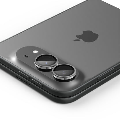 Bakre kameralinsebeskyttelse Spigen GlastR EZ FIT Optik Pro for Apple iPhone Duo, Herdet glass, Sett med 2 stk, Grå AGL12012