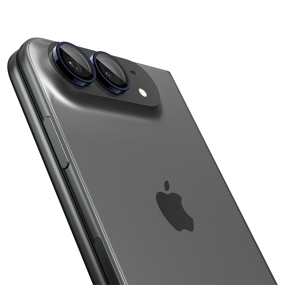 Bakre kameralinsebeskyttelse Spigen GlastR EZ FIT Optik Pro for Apple iPhone Duo, Herdet glass, Sett med 2 stk, Marineblå AGL12011