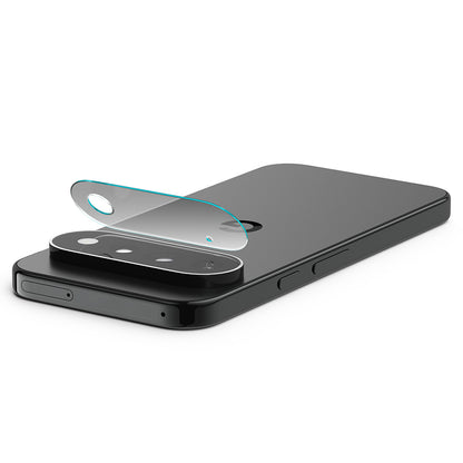 Bakre kameralinsebeskyttelse Spigen GlastR EZ FIT Optik Pro for Google Pixel 11 Pro XL, Herdet glass, Sett med 2 stk, Svart AGL11489