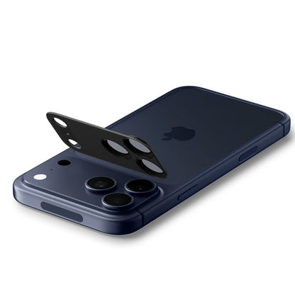 Bakre kamerabeskyttelsesfolie Spigen GlastR EZ FIT Optik Pro XL for Apple iPhone 17 Pro Max, Herdet glass, Svart AGL10649