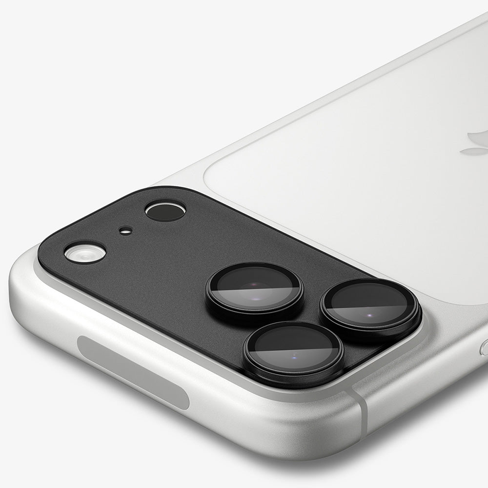 Bakre kameralinsebeskyttelse Spigen GlastR EZ FIT Optik Pro XL for Apple iPhone 18 Pro Max, Herdet glass, Mørkegrå AGL12039