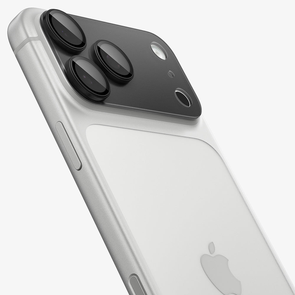 Bakre kameralinsebeskyttelse Spigen GlastR EZ FIT Optik Pro XL for Apple iPhone 18 Pro Max, Herdet glass, Mørkegrå AGL12039