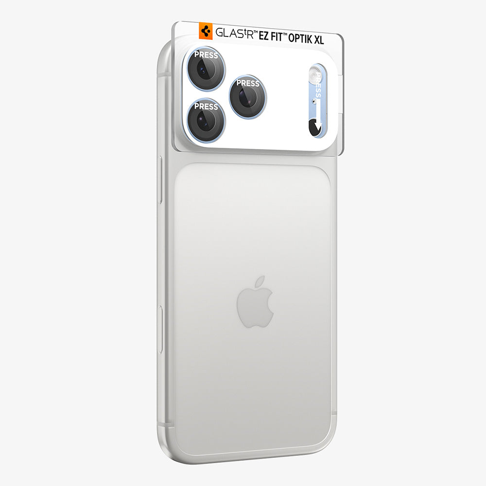 Beskyttelsesfilm for bakre kamera Spigen GlastR EZ FIT Optik Pro XL for Apple iPhone 18 Pro, Herdet glass, Blå AGL12037