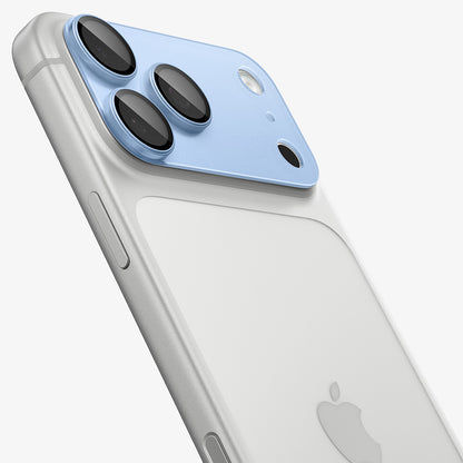 Beskyttelsesfilm for bakre kamera Spigen GlastR EZ FIT Optik Pro XL for Apple iPhone 18 Pro, Herdet glass, Blå AGL12037