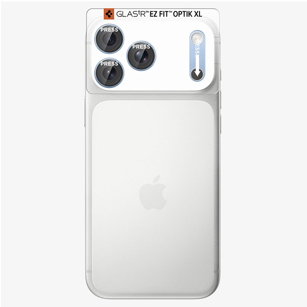 Beskyttelsesfilm for bakre kamera Spigen GlastR EZ FIT Optik Pro XL for Apple iPhone 18 Pro, Herdet glass, Blå AGL12037