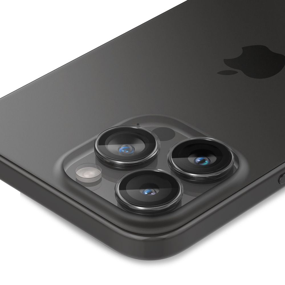 Beskyttelsesfolie for bakre kamera Spigen GlastR EZ FIT Optik Pro for Apple iPhone 17 Pro Max / 17 Pro, Herdet glass, Sett med 2 stykker, Gjennomsiktig