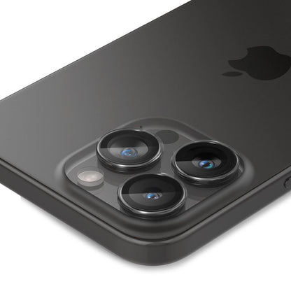 Beskyttelsesfolie for bakre kamera Spigen GlastR EZ FIT Optik Pro for Apple iPhone 17 Pro Max / 17 Pro, Herdet glass, Sett med 2 stykker, Gjennomsiktig