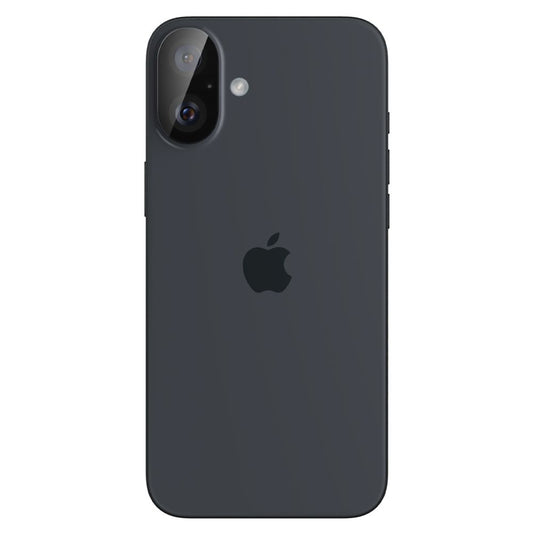 Beskyttelsesfolie for bakre kamera Spigen GlastR Optik for Apple iPhone 16 Plus / 16, Herdet glass, Sett med 2 stykker, Svart AGL07922