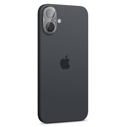 Beskyttelsesfilm for bakre kamera Spigen GlastR Optik for Apple iPhone 16 Plus / 16, Herdet glass, Sett med 2 stk, Transparent AGL07923