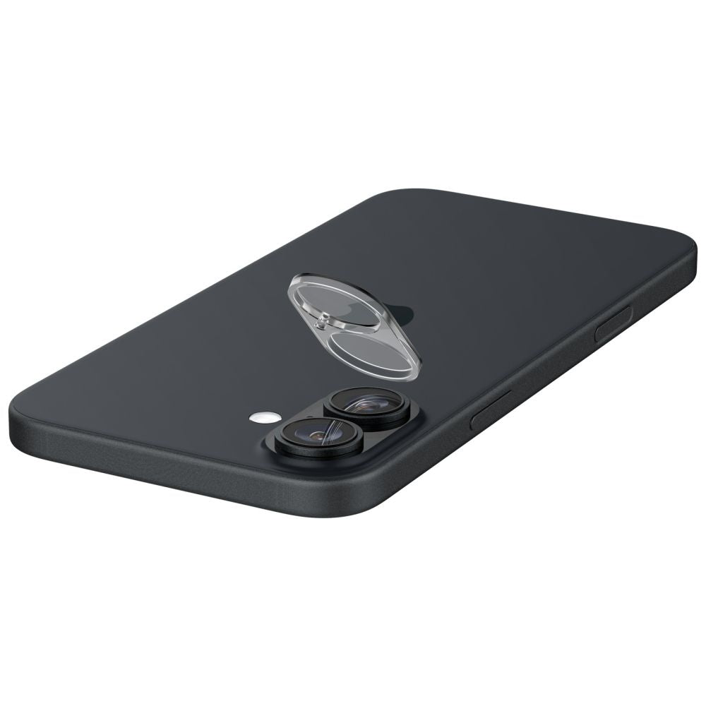Beskyttelsesfilm for bakre kamera Spigen GlastR Optik for Apple iPhone 16 Plus / 16, Herdet glass, Sett med 2 stk, Transparent AGL07923
